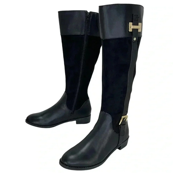 Karen Scott Deliee Black Knee High Womens Boots Size 5.5M - Picture 9 of 10